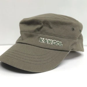 Kangol Men Women Cotton Twill Army Cap Cadet Green Hat L/XL 9720BC Adult FlexFit - Picture 1 of 14