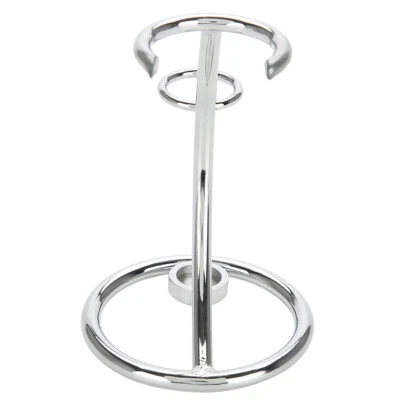 (1)2 IN 1 Portable Curved Shaving Brush Manual Razors Stand Holder Shave Tool