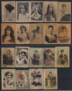 F-EX16408 ESPAÑA 36 CROMO ANTIGUA ARTISTA TEATRO ARTISTA ALREDEDOR DE 1910. - Imagen 1 de 2