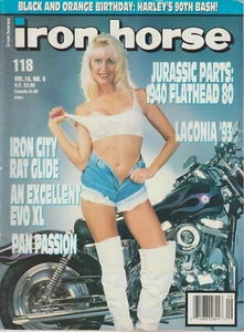 Vintage Iron Horse Magazine Sept 1993 Laconia Pan Passion Vol. 16 No.9 - Bild 1 von 2