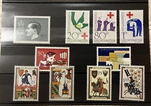 Liechtenstein 1963 - Complete Year, 10 stamps MNH - Picture 1 of 1