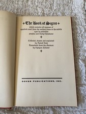 Rudolf Koch, Book Of Signs - Vintage Hardcover, Mid-Century Printing Dover