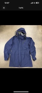 Propper Foul Weather Parka USA Made Navy Gore-Tex Coast Guard Jacket Size L. - Picture 1 of 6