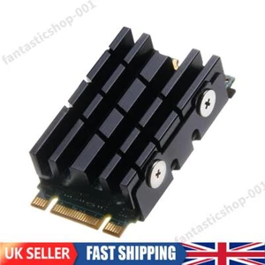 Aluminum Cooler Solid State Hard Disk M.2 SSD Heatsink for NVME 2242 (Black) - Afbeelding 1 van 11