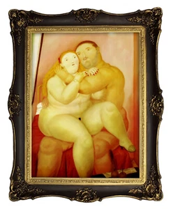 Fernando Botero - Love in the room art Modern Bild 40x50 Mit Rahmen A3FB1 - Bild 1 von 2