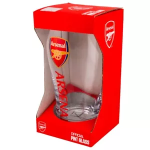 Arsenal FC Tulpe Pint Glas Bierglas offizielle Lizenzware - Bild 1 von 3
