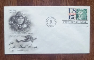 US FDC # C80 Air Mail 17c 1971. - Image 1 of 4
