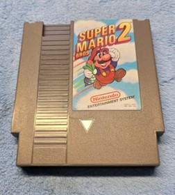 Super Mario Bros. 2 (Nintendo NES) Authentic Game Cartridge - Tested
