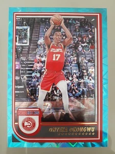 2022-23 Panini NBA Hoops Teal Explosion Onyeka Okongwu #87 Atlanta Hawks Lesen! - Bild 1 von 2