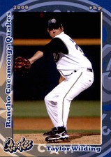 2009 Rancho Cucamonga Quakes Grandstand #34 Taylor Wilding Alta Loma California