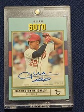 2022 Topps Brooklyn Collection Auto Blue #ACJS Juan Soto Serial /30