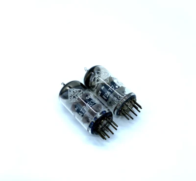 Matched Pair ECC81 12AT7 NOS Telefunken Germany Valve Röhren (AAV2) - Bild 1 von 2