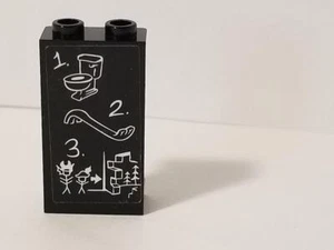 LEGO Escape Plan Chalk Sketch Design Flame Toilet Ninjago 2016 Gear Tool - Picture 1 of 1