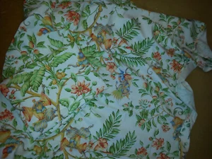 2x Vorhang Gardine ca. 145x180cm Motiv Affen exotisch Pflanzen Dschungel bunt - Bild 1 von 1