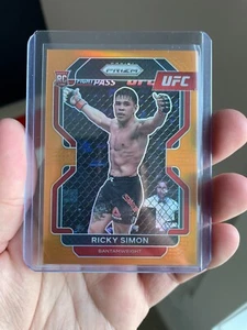 Ricky Simon Rookie Orange Prizm /99 - 2022 Panini Prizm UFC #112 RC - Picture 1 of 2