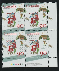1996 Canada SC# 1629 LR - UNICEF and Christmas - Plate Block M-NH Lot # 3380d - Picture 1 of 1