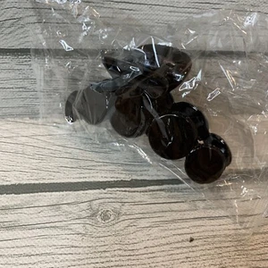 Hair Claw Clip Large 4” Black Color Shiny Healthy Hair 90’s Crab Circle Nonslip - Picture 1 of 12