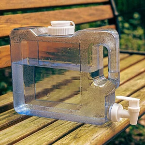 3L Camping Water Container Outdoor Water Bucket Portable Water Tank with Faucet - Picture 1 of 12