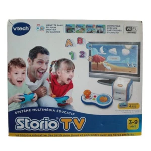 CONSOLE STORIO TV VTECH + 1 cartouche avec 4 jeux inclus - NEUF - Imagen 1 de 3