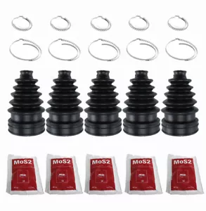 Soufflets de cardan universel + graisse + collier - 5x Soufflet de transmission - Imagen 1 de 5