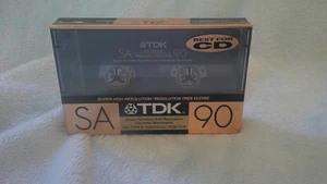 TDK SA90 Super High Resolution IEC II - Type II Blank Cassette Tape ~ New Sealed - Picture 1 of 2