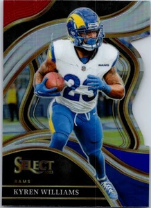 2023 Panini Select #242 Kyren Williams Red and Blue Prizms Die Cuts - Bild 1 von 2