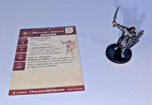 D&D miniature, Mercenary Sergeant, Underdark #27, Dungeons and Dragons - Picture 1 of 1
