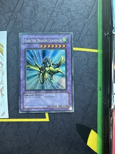 YuGiOh Gaia the Dragon Champion LOB-125 Ultra Rare Misprint 158💎NM +💎 - Picture 1 of 6