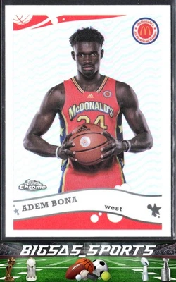 Adem Bona 2022 Topps Chrome McDonald's All American #2K6-22 Refractor - Image 1 of 2