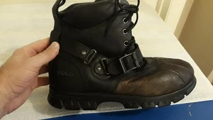 Polo Ralph Lauren Cuero Feltwell Botas de Invierno Hombre 11 D Marrón - Imagen 1 de 8