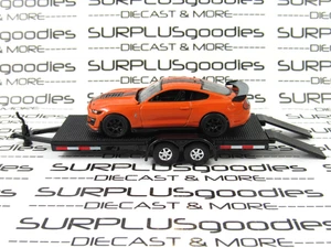 Auto World LOOSE Track Day: Orange 2021 FORD MUSTANG SHELBY GT500 w/Car Trailer - Picture 1 of 9