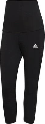Adidas Women Maternity 34 TIG Leggings Black Size X-Large - Image 1 of 4