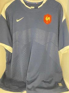 Vintage Nike Frankreich Rugby Trikot Herren Selten 00s Shirt Gr. S - Bild 1 von 3