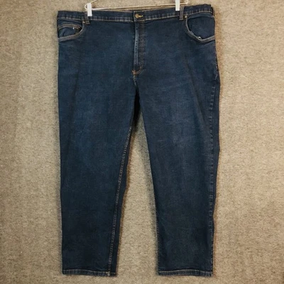 Harbor Bay Jeans Men 52X29 Preshrunk Blue Continuous Comfort Waistband Stretch - Image 1 of 4