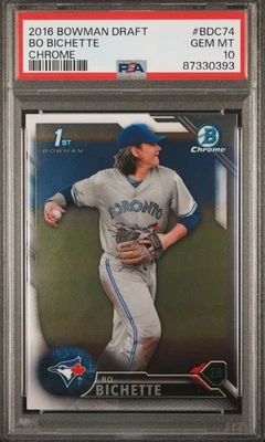 BO BICHETTE 1st Bowman🔥 2016 Bowman Draft CHROME 💎 PSA 10 💎 Toronto Blue Jays - Image 1 of 2