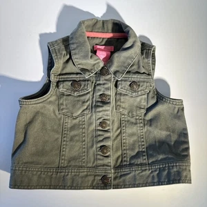 Isaac Mizrahi Mädchen Kleinkind Weste - grün - Größe 4T - Bild 1 von 5