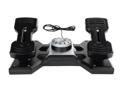Logitech Flight Rudder Pedals 945-000024 (Compatible with MFS2020) (/RT6-1562... - Image 1 of 2