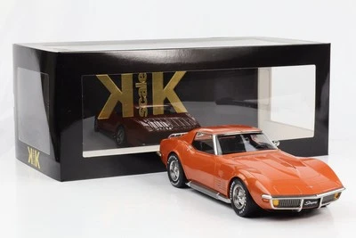 1:18 Chevrolet Corvette C3 STINGRAY TARGA 1972 Arancione Metallizzato KK-Scale - Immagine 1 di 4