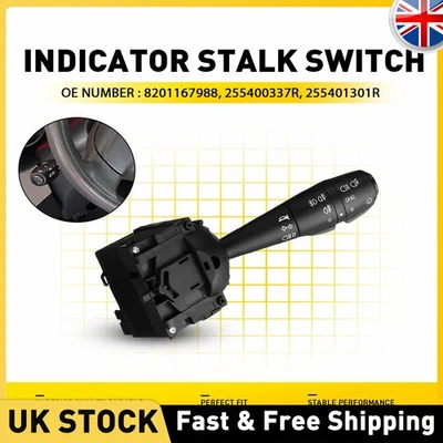 For Dacia Clio Iv Sandero Stepway 8201167988 New Tuvindicator Light Stalk Switch - Image 1 of 4