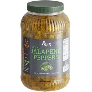 Regal Jalapeno Slices 1 Gallon - 4/Case - Picture 1 of 2