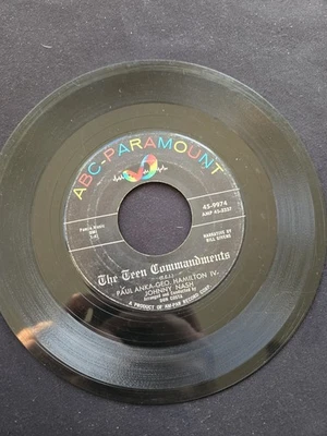 ten commandments 45 rpm vinyl - Image 1 of 2