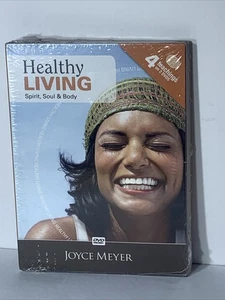 NEW Joyce Meyer Healthy Living Spirit Soul & Body DVD 4 Teachings Health SEALED - Foto 1 di 1