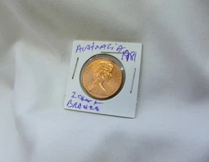 1981 Brilliant Uncirculated Australian 2 Cent Coin! - NO RESERVE! - Picture 1 of 2