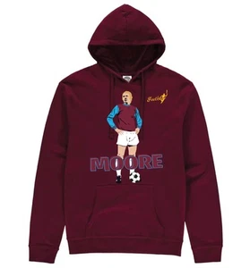 Herren/Damen Baumwoll Hoodie "Moore" Bobby Moore West Ham. Gr. S - 3 XL - Bild 1 von 10