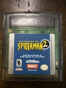 Spider-Man 2: The Sinister Six (Nintendo Game Boy Color) Genuine Cart Only - Picture 1 of 3