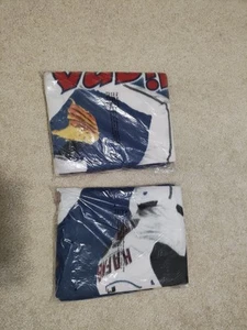 New Lot of 2 Cleveland Indians Travis Hafner Fleece Throw Blanket - Picture 1 of 2