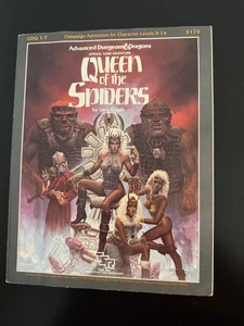 Dungeons & Dragons AD&D 1-7 Regina dei Ragni Gary Gygax TSR CON MAPPE AF2 (D) - Foto 1 di 4