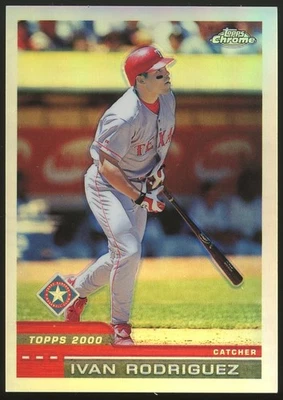 Ivan Rodriguez 2000 Topps Chrome #64 Refractor Texas Rangers HOF - Image 1 of 2