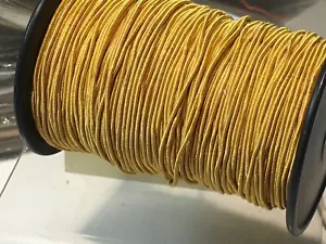 GOLDGESPINST RUNDGESPINST LEONISCHES GESPINST GOLD - VERGOLDET - - Bild 1 von 9