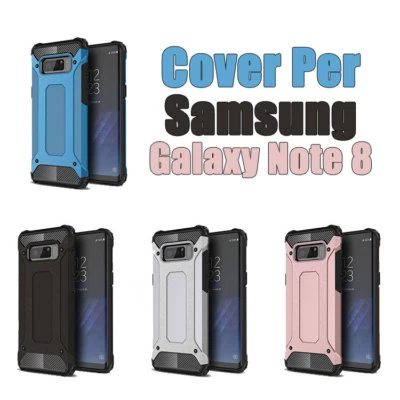 Cover custodia case bumper per Samsung Galaxy Note 8 Silicone TPU+PC Vari colori - Immagine 1 di 4
